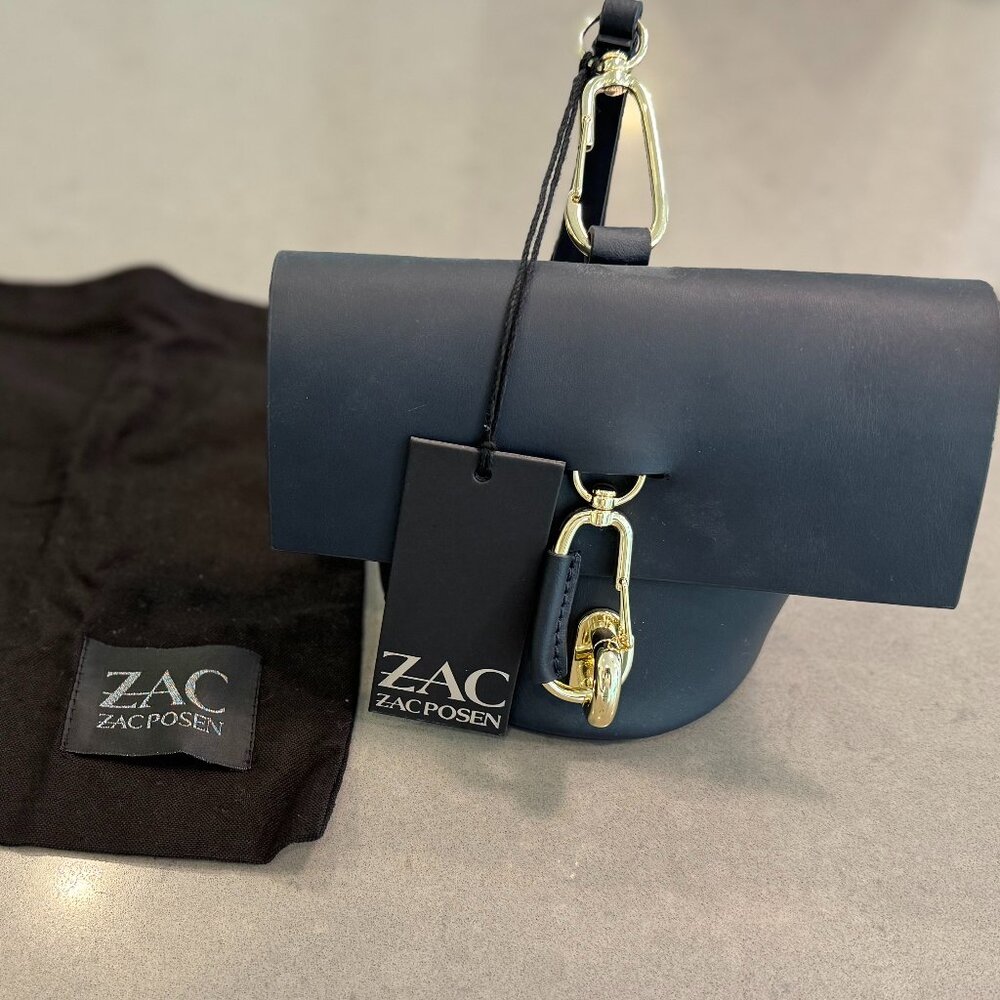 Zac Posen - Small Navy Clutch Bag